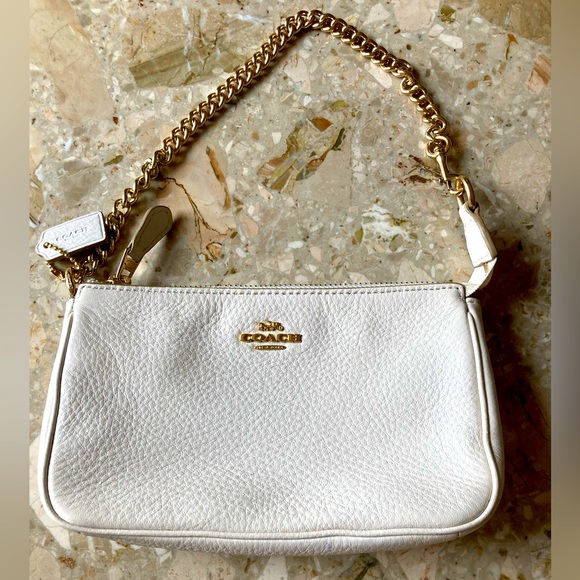 Coach Handbags - COACH off White Leather Bag